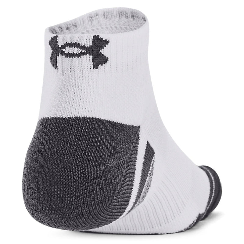 Under Armour Performance Tech Low Socks (3 Pairs) - Mod Grey/White/Black