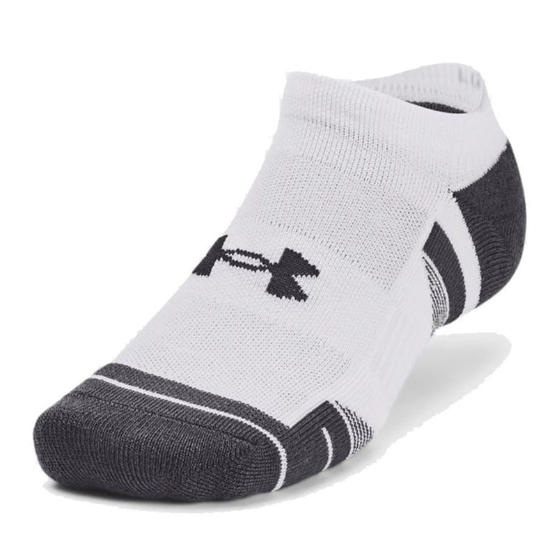 Under Armour Performance Tech No Show Socks (3 Pairs) - White