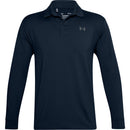 Under Armour Performance Textured Long Sleeve Polo Shirt - Black