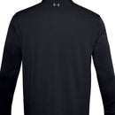 Under Armour Performance Textured Long Sleeve Polo Shirt - Black/Pitch Grey