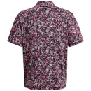 Under Armour Playoff 3.0 Floral Speckle Printed Polo Shirt - Black/Rebel Pink