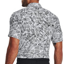 Under Armour Playoff 3.0 Palm Sketch Printed Polo Shirt - White/Black