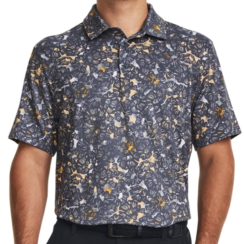 Under armour polo yellow sale