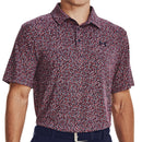 Under Armour Playoff 3.0 Printed Polo Shirt - Midnight Navy/Venom Red