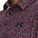 Under Armour Playoff 3.0 Printed Polo Shirt - Midnight Navy/Venom Red