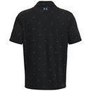 Under Armour Playoff 3.0 Scatter Dot Printed Polo Shirt - Black/Lime Surge