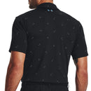 Under Armour Playoff 3.0 Scatter Dot Printed Polo Shirt - Black/Lime Surge