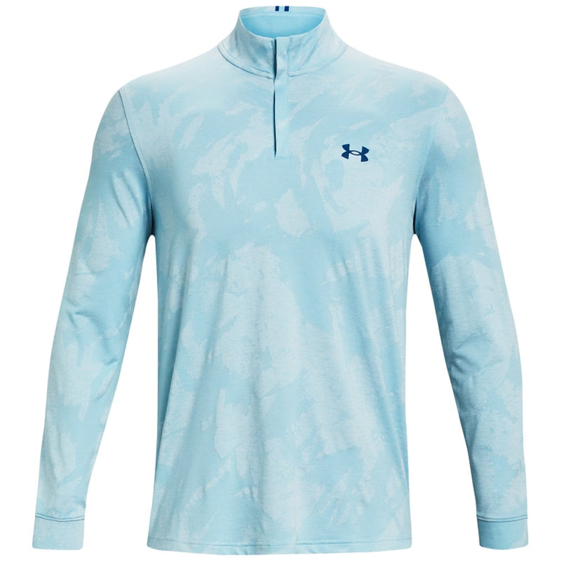 Under Armour Playoff Jacquard 1/4 Zip Pullover - Blizzard/White