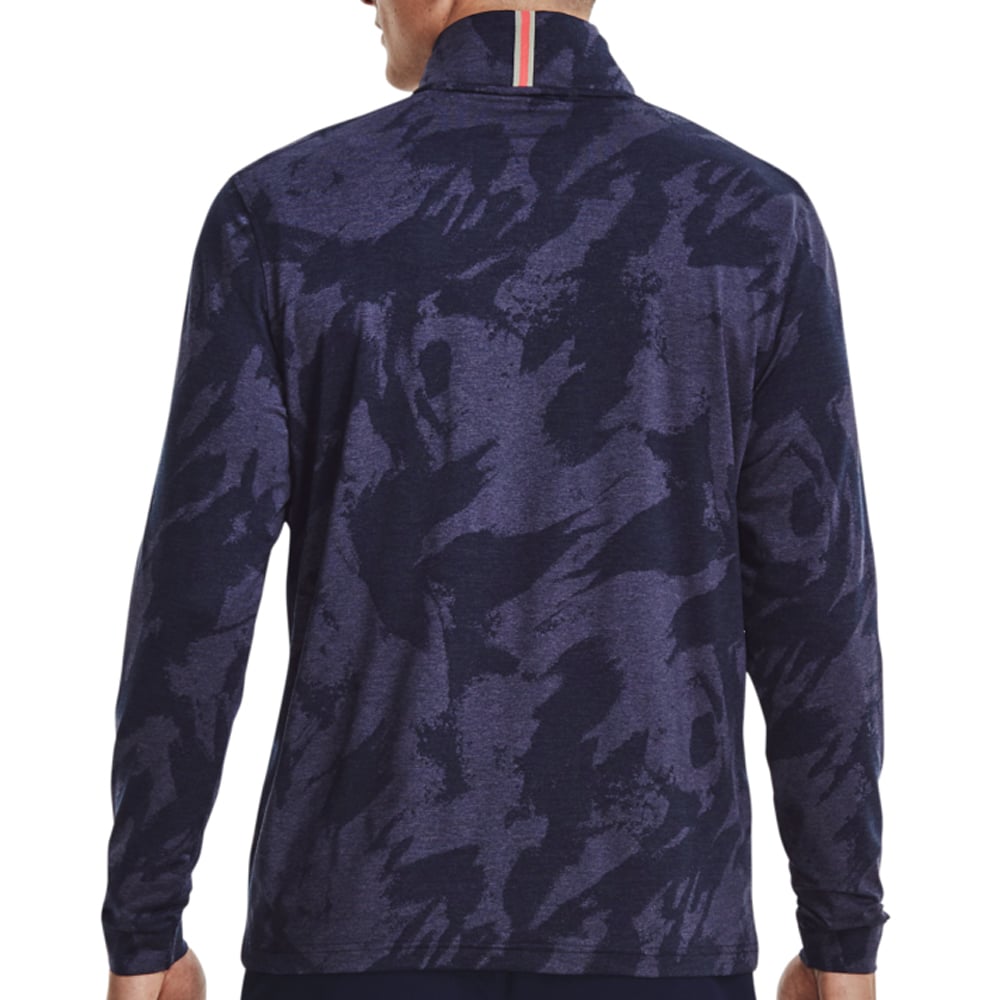 Under Armour Playoff Jacquard 1 4 Zip Pullover Midnight Navy