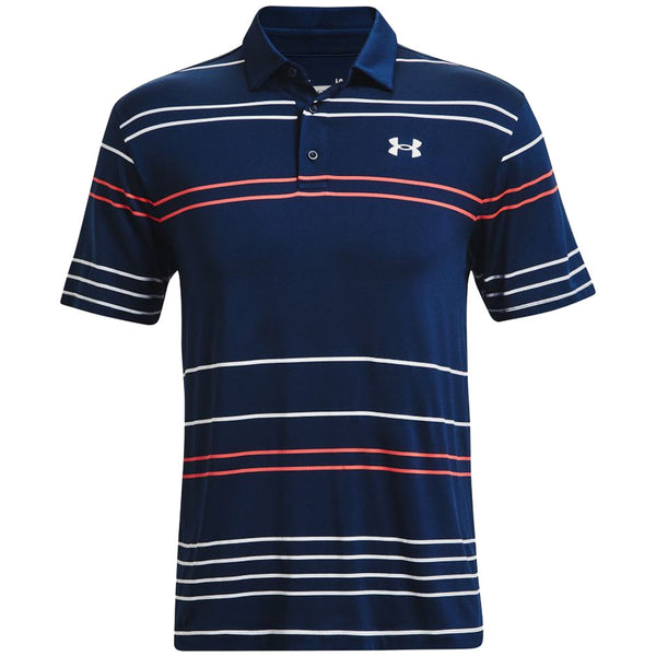 Under Armour Playoff Polo Shirt 2.0 - Academy Navy/Rush Red