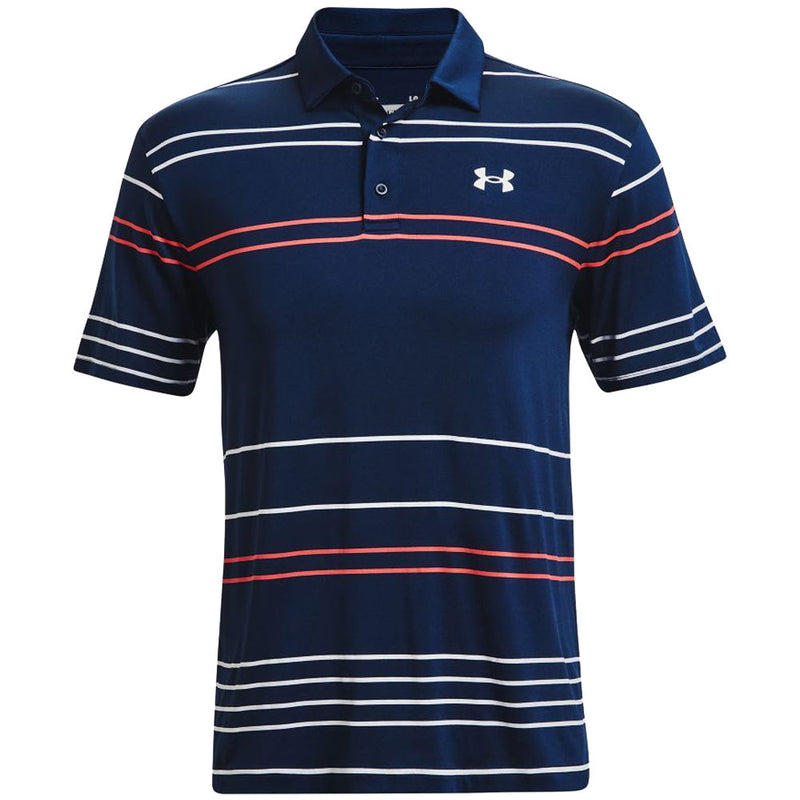 Under Armour Playoff Polo Shirt 2.0 - Academy Navy/Rush Red