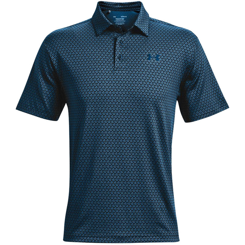 Under Armour Playoff Polo Shirt 2.0 - Blue Pattern