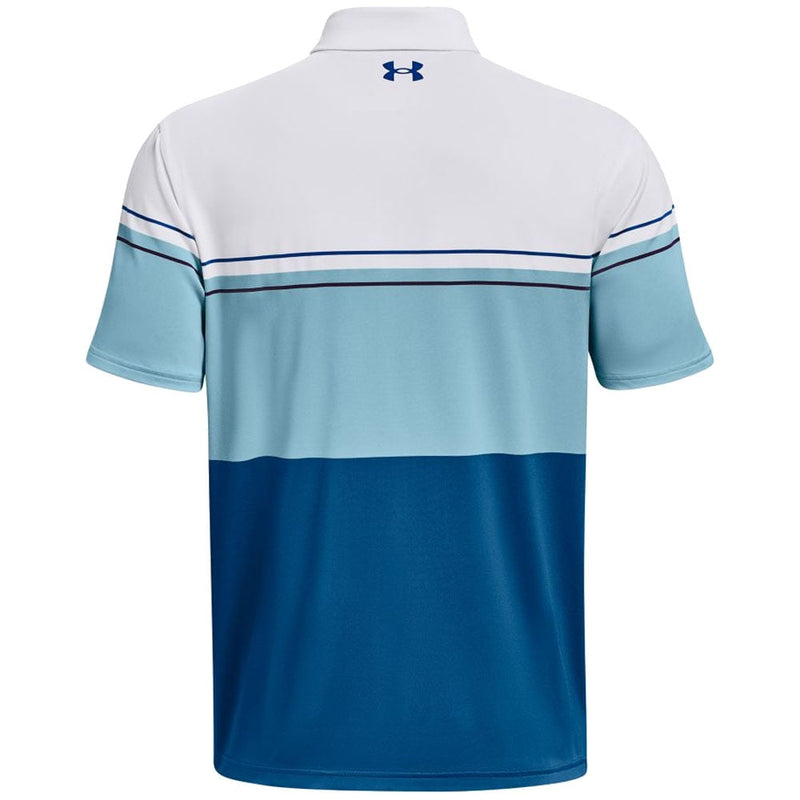 Under Armour Playoff Polo Shirt 2.0 - White/Light Blue/Victory Blue