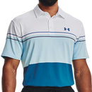 Under Armour Playoff Polo Shirt 2.0 - White/Light Blue/Victory Blue