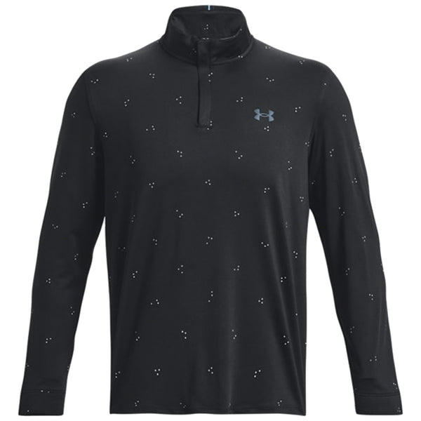 Under Armour Playoff Printed 1/4 Zip Pullover - Black