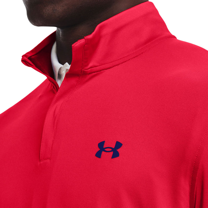 Under Armour Playoff 1/4 Zip Sweater - Radio Red