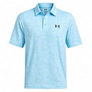 Under Armour Playoff 3.0 Printed Polo Shirt - Blue Haze/Midnight Navy