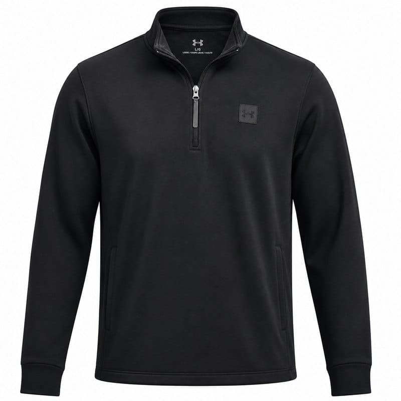 Under Armour Drive Pro Storm Hybrid 1/2 Zip Sweater - Black