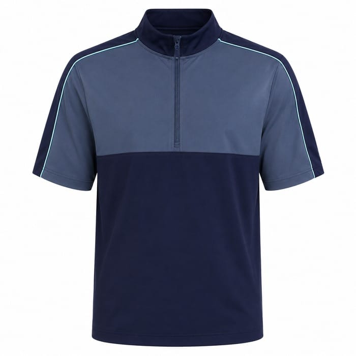 Under Armour Drive Wind Short Sleeve 1/4 Zip - Midnight Navy/Downpour Grey/Downpour Grey