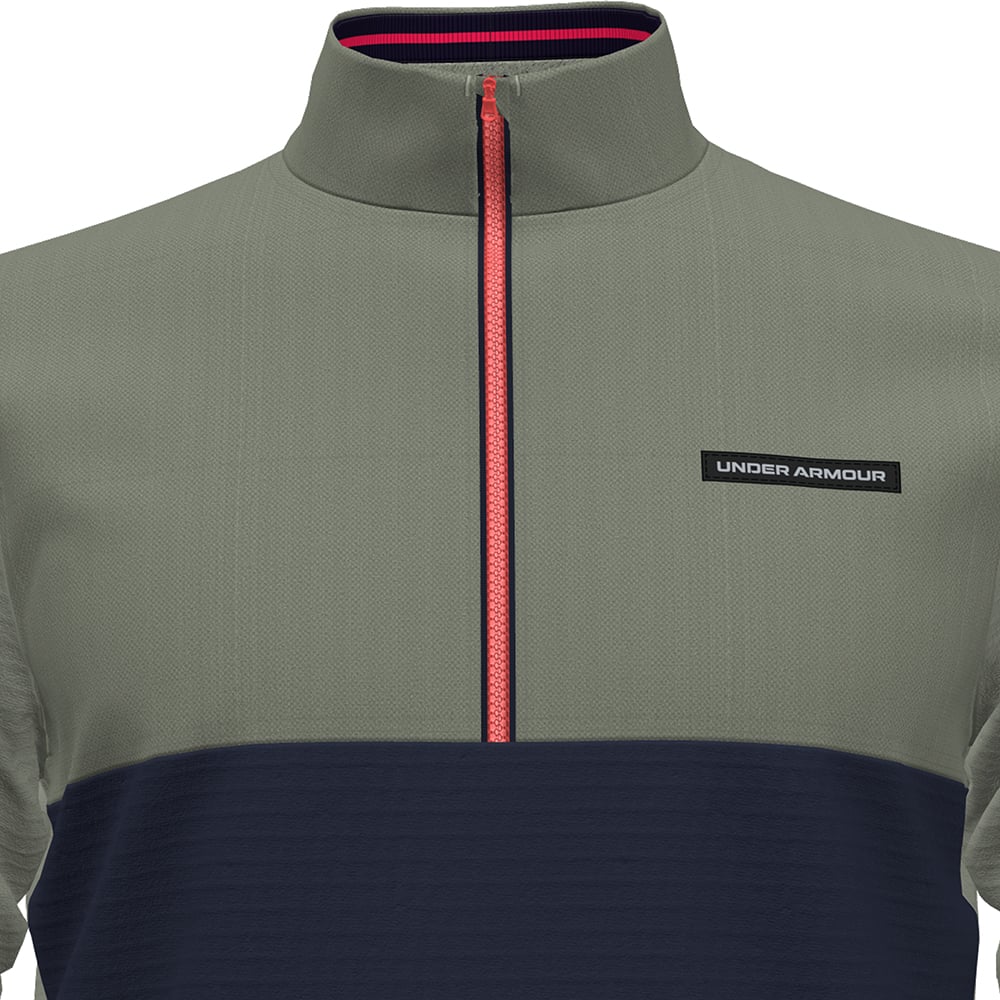 Green under hot sale armour pullover