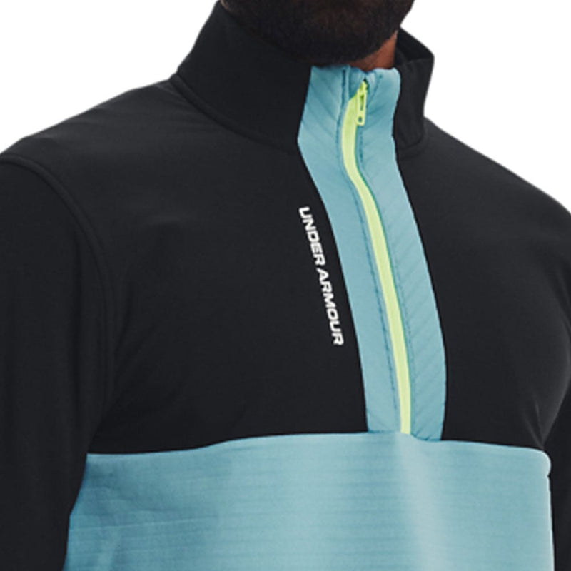 Under Armour Storm Daytona 1/2 Zip Sweater - Black/Still Water/Reflective