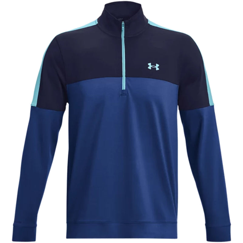 Under Armour Storm Midlayer 1/2 Zip Pullover - Blue Mirage/Midnight Navy