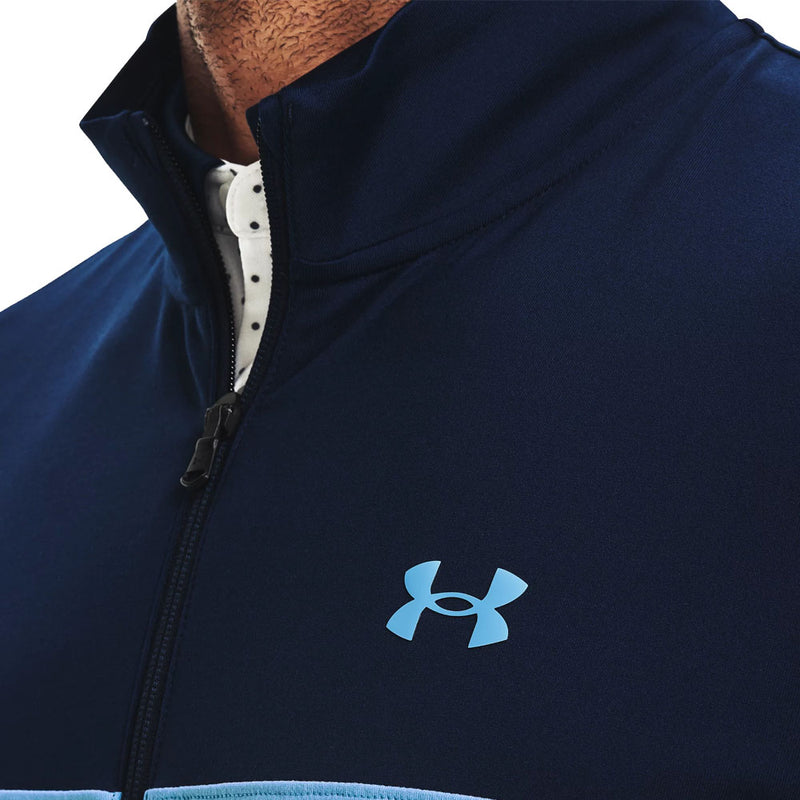 Under Armour Storm Midlayer Full Zip - Academy Navy/White