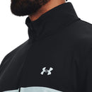 Under Armour Storm Midlayer 1/2 Zip Sweater - Black/Light Blue