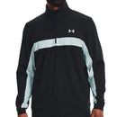 Under Armour Storm Midlayer 1/2 Zip Sweater - Black/Light Blue