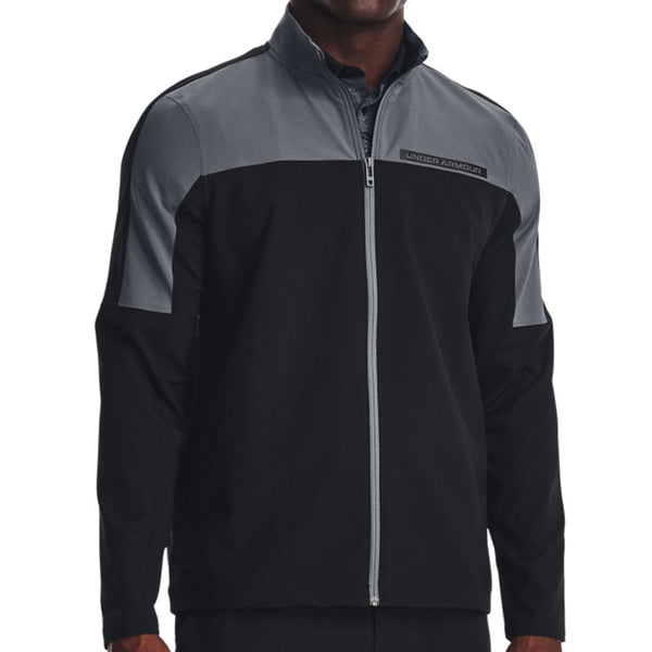 Under Armour Storm Windstrike Full Zip Pullover - Black/Pitch Grey