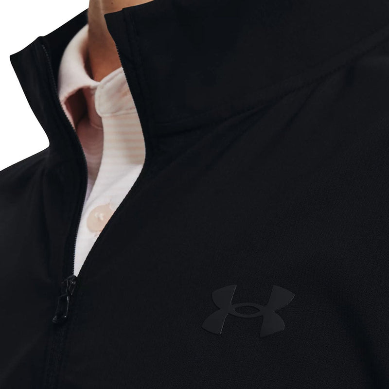 Under Armour Storm Windstrike 1/2 Zip Jacket - Black/Jet Grey