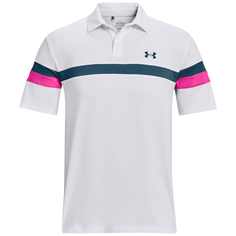 Under Armour T2G Colour Block Polo Shirt - White
