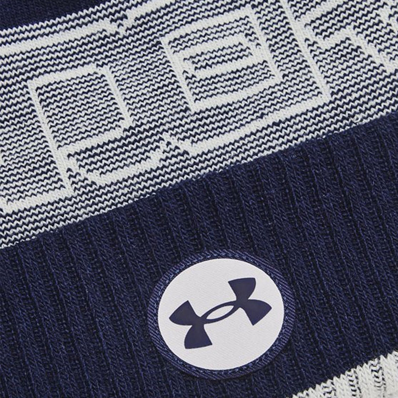 Under Armour Truckstop Fleece Beanie Hat - Midnight Navy/Halo Grey