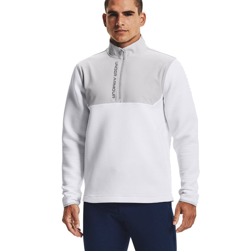 Under Armour Storm Daytona 1/2 Zip Pullover - White/Halo Grey