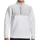 Under Armour Storm Daytona 1/2 Zip Pullover - White/Halo Grey