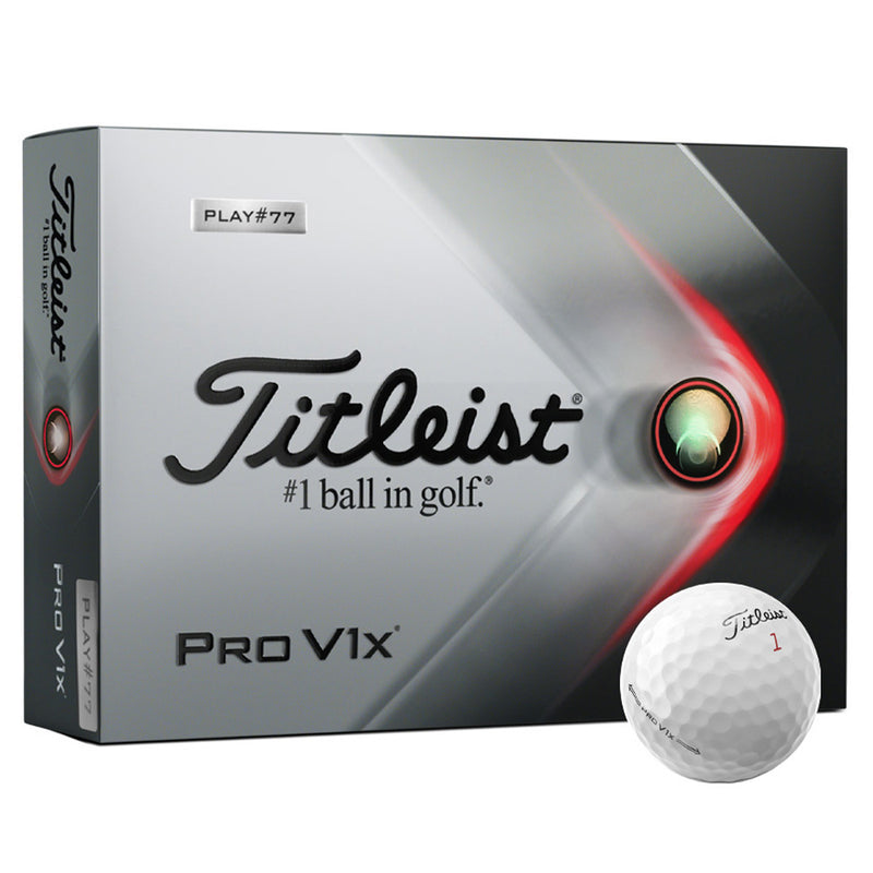 Titleist Pro V1x White Golf Balls - Gift Pack - Double Dozen