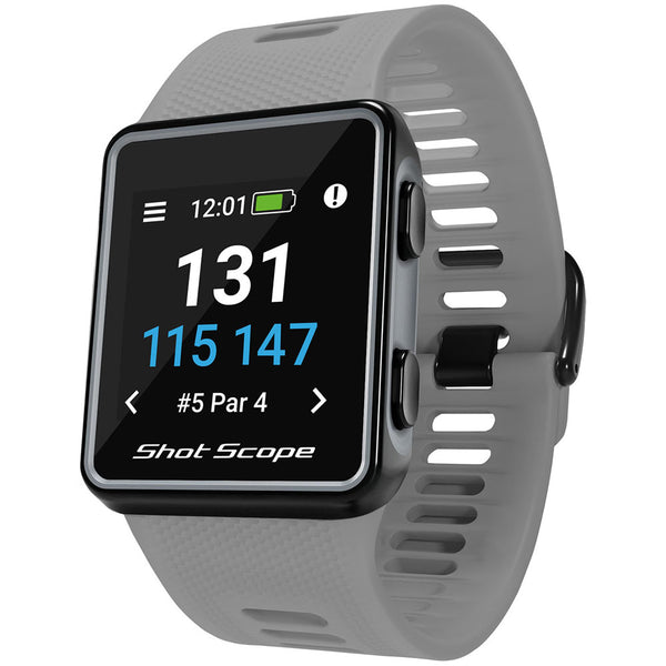 Shot Scope V3 GPS Golf Watch & Performance Tracker - Grey