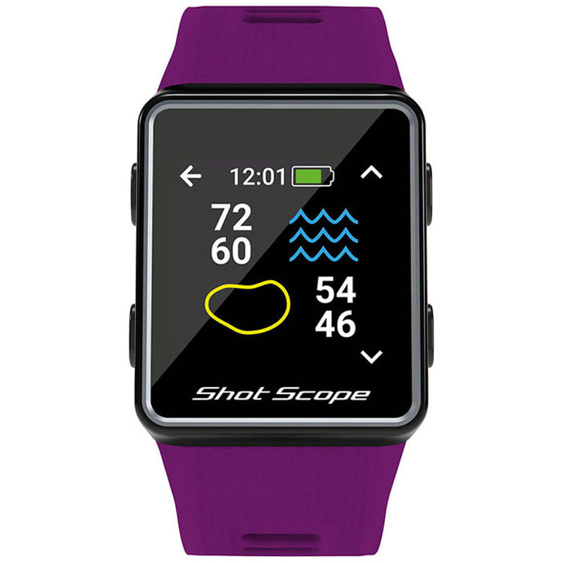 Shot Scope V3 GPS Golf Watch & Performance Tracker - Purple