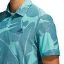 adidas Vibes Print Polo Shirt - Acid Mint/Wild Teal