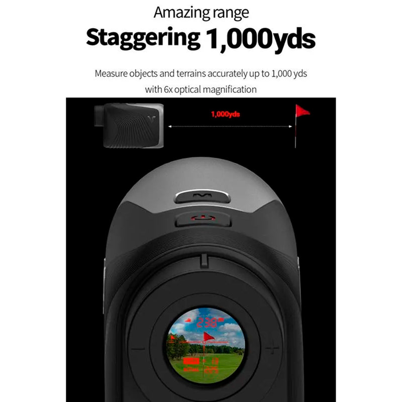 Voice Caddie L6 Laser Rangefinder - Black