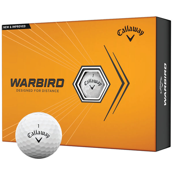 Callaway Warbird Golf Balls - White - 12 Pack