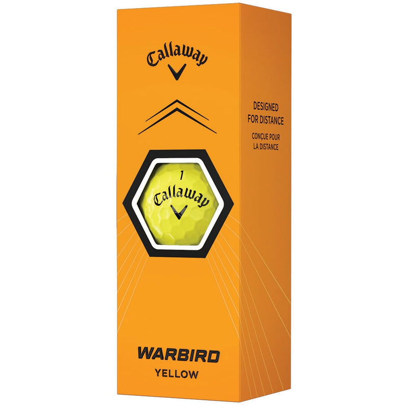 Callaway Warbird Golf Balls - Yellow - 12 Pack