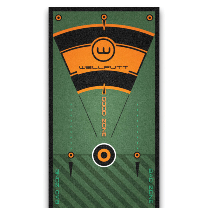 WellPutt Premium 4m Putting Mat - Green