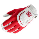 Wilson Fit All Mens Golf Glove - Red/White