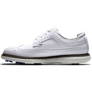 FootJoy Traditions Waterproof Spiked Shoes - White/White