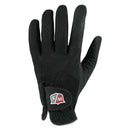 Wilson Staff Rain Moisture Grip Golf Gloves (Pair) - Black