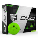 Wilson Duo Professional Green Matte Golf Balls - 12 Pack