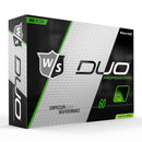 Wilson Duo Professional Green Matte Golf Balls - 12 Pack