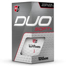 Wilson DUO Soft+ Golf Balls - White - 12 Pack Double Dozen