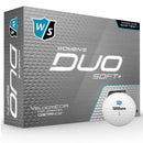 Wilson DUO Soft+ White Ladies Golf Balls - 12 Pack